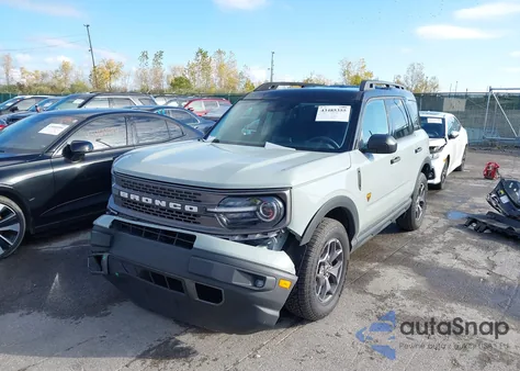 2024 Ford Bronco Sport Badlands from USA, damaged, VIN 3FMCR9D98RRF12498